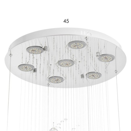Svetlnik Cascade "Asfeya" 6xled chrome 50x50x65cm Bayerlux-14