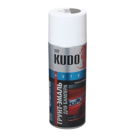 Soil-enamel for the bumper Kudo, Ral9005, black, 520 ml, aerosol KU-6202