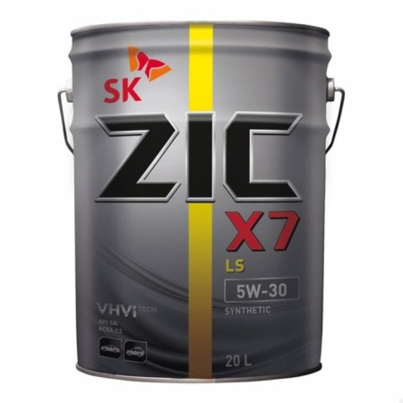 Motor oil zic X7 LS 5W-30, API SN Acea, synthetic, 20 liters