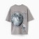Women's T-shirt MIST MOON, light gray, r.42