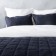 Software "Soft": a bedspread 160 x 220 cm, pillowcase 40 x 40 cm - 2 pcs, the color is blue
