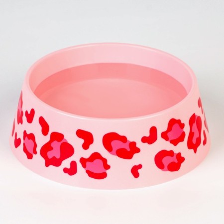 Plastic bowl “leopard”, pink, 300 ml-2