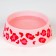 Plastic bowl “leopard”, pink, 300 ml
