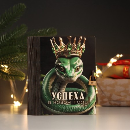 New Year's box-book "Success" 14x12x5 cm-1