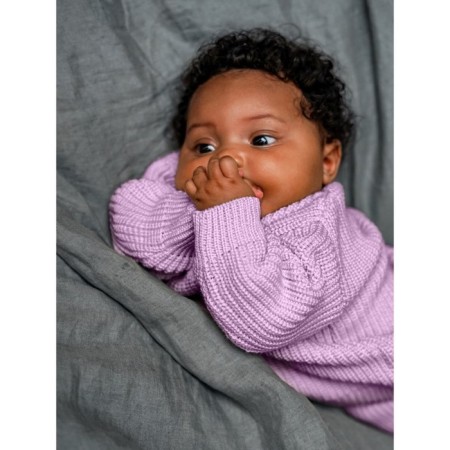 Sweater Knitted Children's Amarobaby Pure Love Buddy, height 92 cm, lilac color-6
