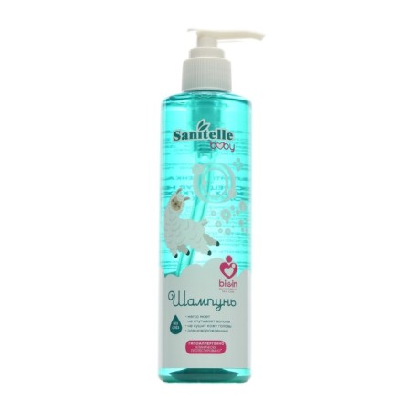 Delicate shampoo without tears of Sanitelle with an emulsi root extract, 250 ml-5