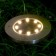 Sadovy lamp on the sunny battery, 11.5 × 13 × 11.5 cm, 8 LED, glow warm white