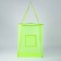 Bag Schoper beach, grid, 41x32x26 cm, green color