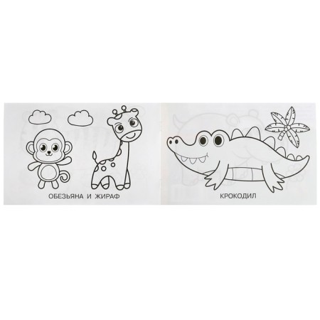 Coloring "Zoo", 8 pages-4