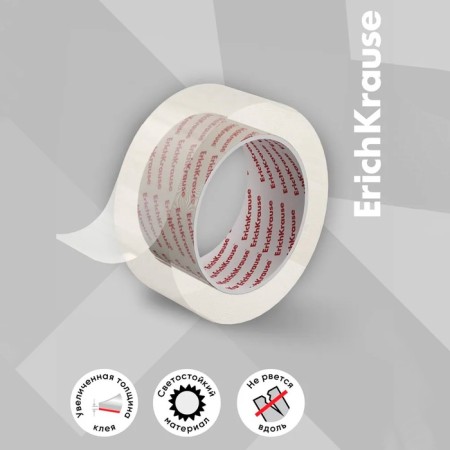 Glue tape packaging Erichkrause "Crystal", 48 mm x 50 m, 60 μm, super -transparent, price for 1 pc.-2