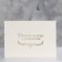 Folder for the birth certificate "White" Bumvinyl, laminate A5