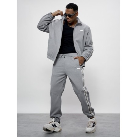 Sports suit men's, size 50, gray color-15