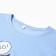 Homemade female set (T -shirt and trousers), blue color, size 50