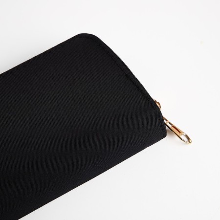 Women's wallet on lightning, black color-2