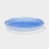 Glass plate “Lotus” pies, d = 16.7 cm, blue color