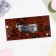 Envenue for money "Real man!" Brown background, 16x8 cm
