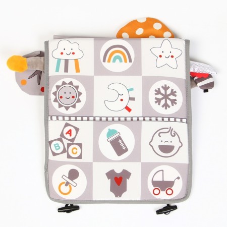 Developing folding rug with a book - rustle 3 in 1 "animals", crush me-9