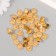 Buttons plastic on midnight "gold" 1.25 cm set 40 pcs