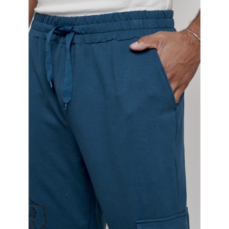 Joggers male, size 56, blue color-11