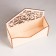 Kashpo wooden 18 × 6 × 20 cm envelope Radada "frost", natural give beautifully