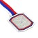 Medal for application 002, tricolor. Color ser. With a ribbon. 6 x 7 cm.