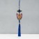 Suspension Textile "Butterfly" blue 2x6.5x27 cm