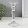 Glass of Glass for 1 CAROLIN candle Transparent 8.5x8.5x18 cm
