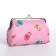 Cosmetic bag on the farmar, pink color