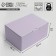 Gift folding box, packaging, "lavender", 22 x 15 x 10 cm