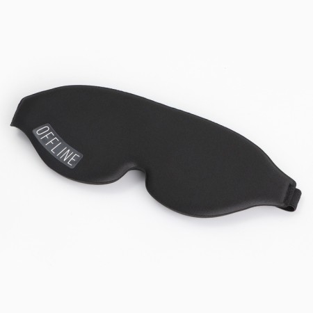 Sleep mask offline, 24 x 10 cm, black color-2