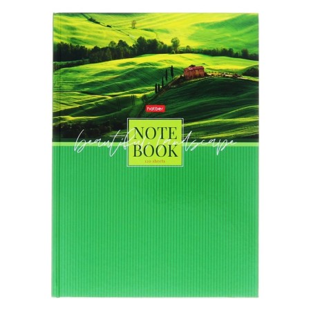 Business block of A4, 120 sheets "Green Valley", glossy lamination, 5-color block, block 65 g/m2