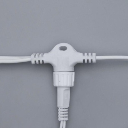 Garland "Curtain" 2 × 1.5 m, IP44, UMS, white thread, 360 SMD-LED, glow warm white, 220 V-3