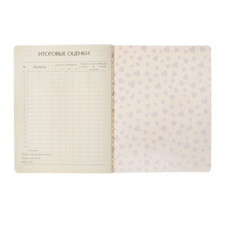 Universal diary for grades 1-11, 48 sheets, Black & White. Cardboard, Cardboard cover, SoftTouch lamination, tinted block-7