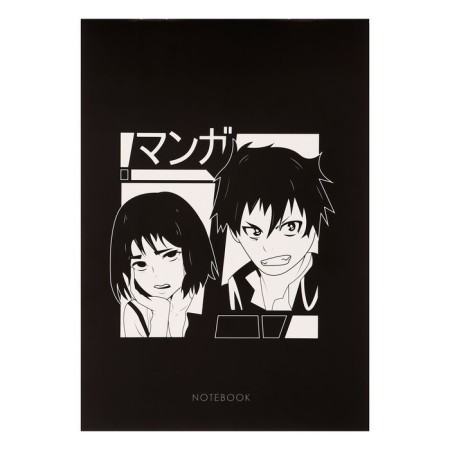 A set of notebooks A6, 24 sheets in a cage on an anime paper clip, a cover -shaped cardboard, an offset unit, 4 pieces-6