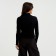 Women's turtleneck Minaku: Basic Line, Black Color, size 44