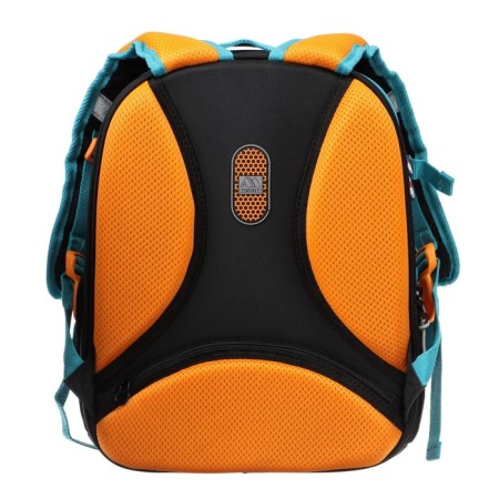 Frame backpack 37 x 28 x 12 cm, Across 194, filling: bag, pencil case, blue/blue ACR22-194-1-5