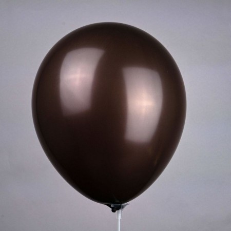 Latex ball 12 "Chocolate, pastel, set of 5 pcs.