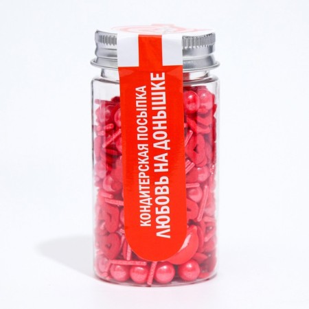 Confectionery Sprinking "Love on the bottom", 50 g-1