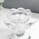 Glass of glass on1 candle "Flower" d = 2.5 and 4.5 cm 10x10x7 cm