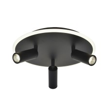 ESCADA ceiling lamp, 20046SMA/03LED BK. 1x37W, LED, 3340LM, 4000K, 350x350x160 mm, black color black
