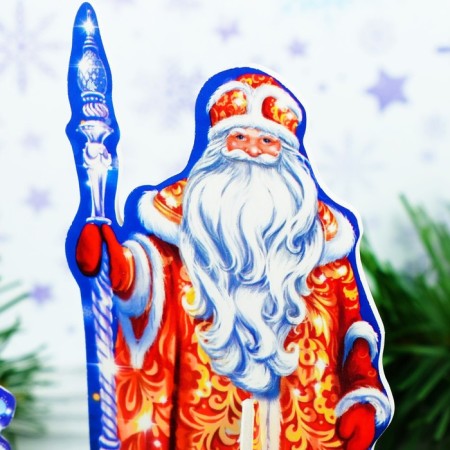 3D designer Figures "Santa Claus and Snow Maiden"-1