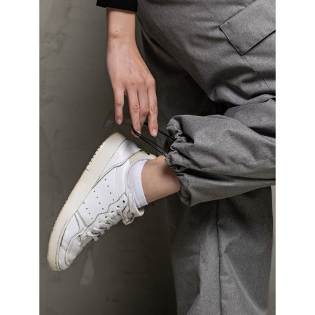 Dressed pants for children, height 164 cm, color gray melange-4