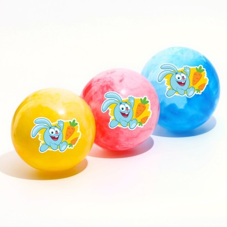 Ball children's mixes "Krosh", 22 cm, 60 g, marble, mix-1