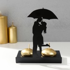 Summary Metal for 2 candles 