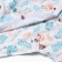 Kit for newborns, white color/birds, height 62 cm