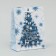 Laminated vertical “Silver” laminate, S 12 x 15 x 5.5 cm, New Year