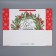 Laminated horizontal "New Year's Wreath", XXL 61 x 46 x 20 cm, New Year
