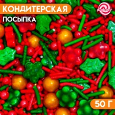 New Year. Confectionery Sprinking 