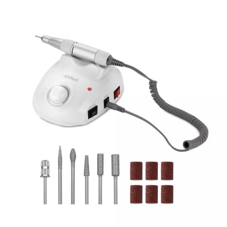 Machine for manicure KitFort KT-3154, 18 W, 30000 rpm, white