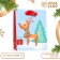 Laminated Packet "Christmas Deer" 11.5 x 14.5 x 6 cm